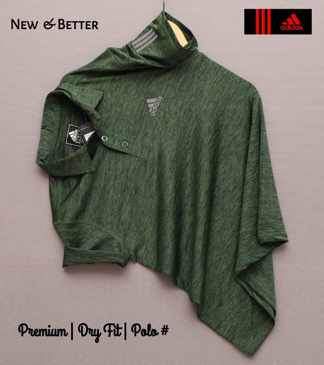ADIDAS DRYFIT POLO-43PCS