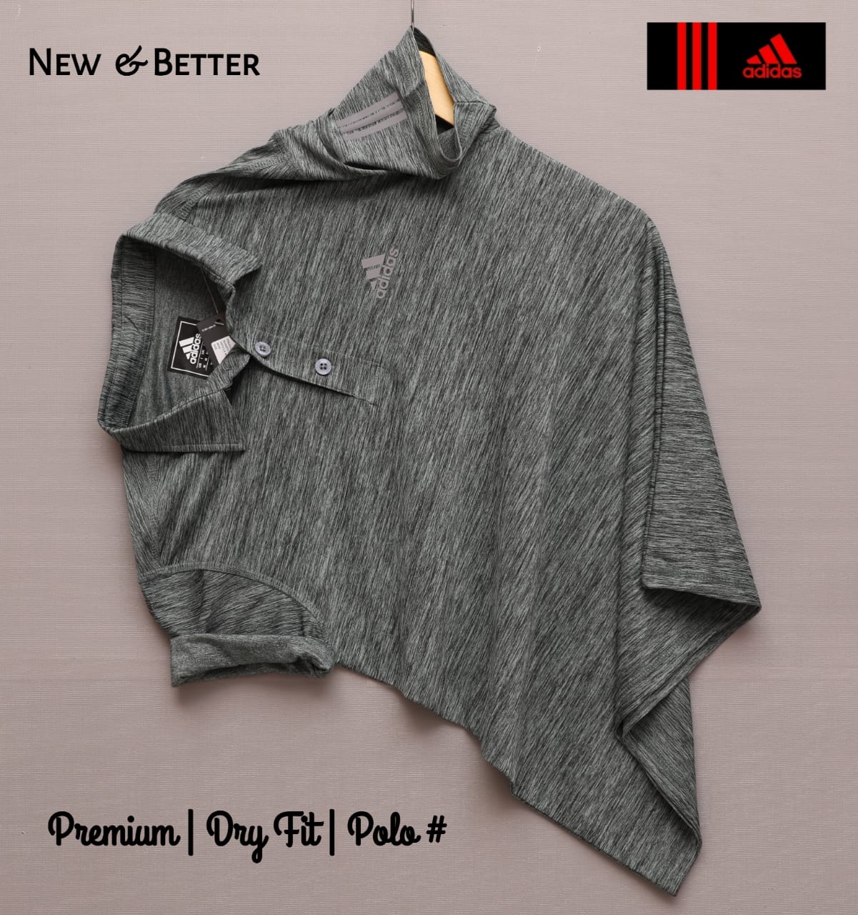 ADIDAS DRYFIT POLO-43PCS