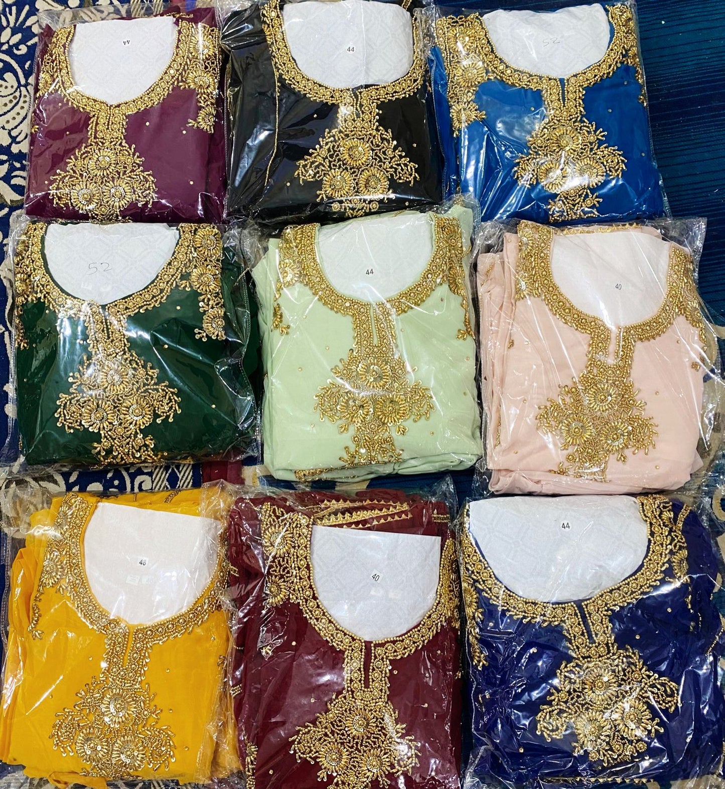 FENCY GEORGETTE WEDDINGWEAR PATIYALA SUIT -18 PCS