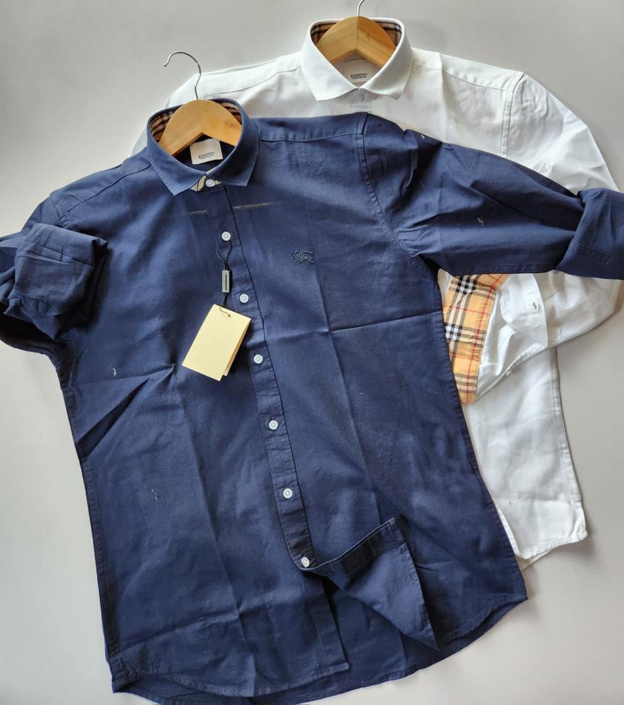 BURBARY COTTON CASUAL SHIRT -55PCS