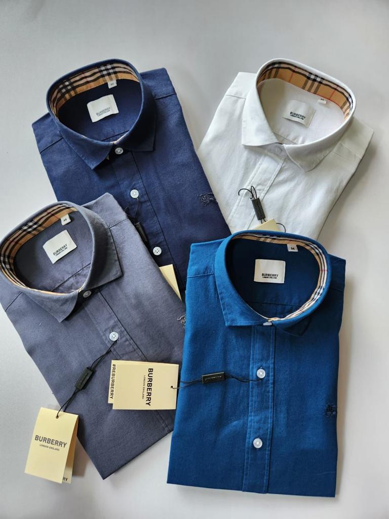 BURBARY COTTON CASUAL SHIRT -55PCS