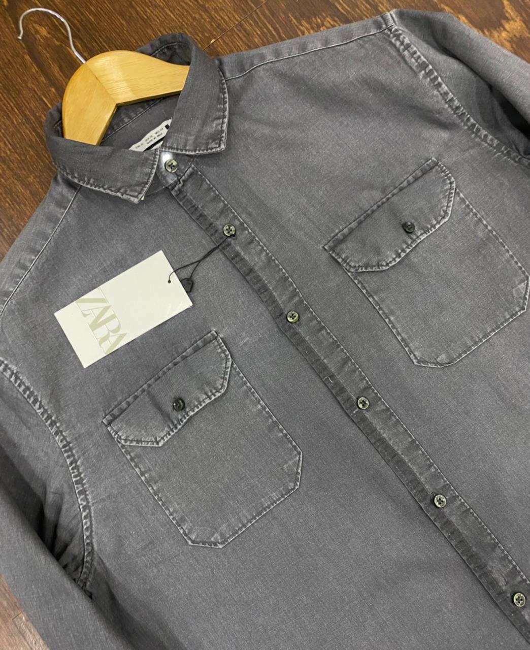 ZARAMAN SHIRTWITH 2 SIDE POCKET-68PCS SET