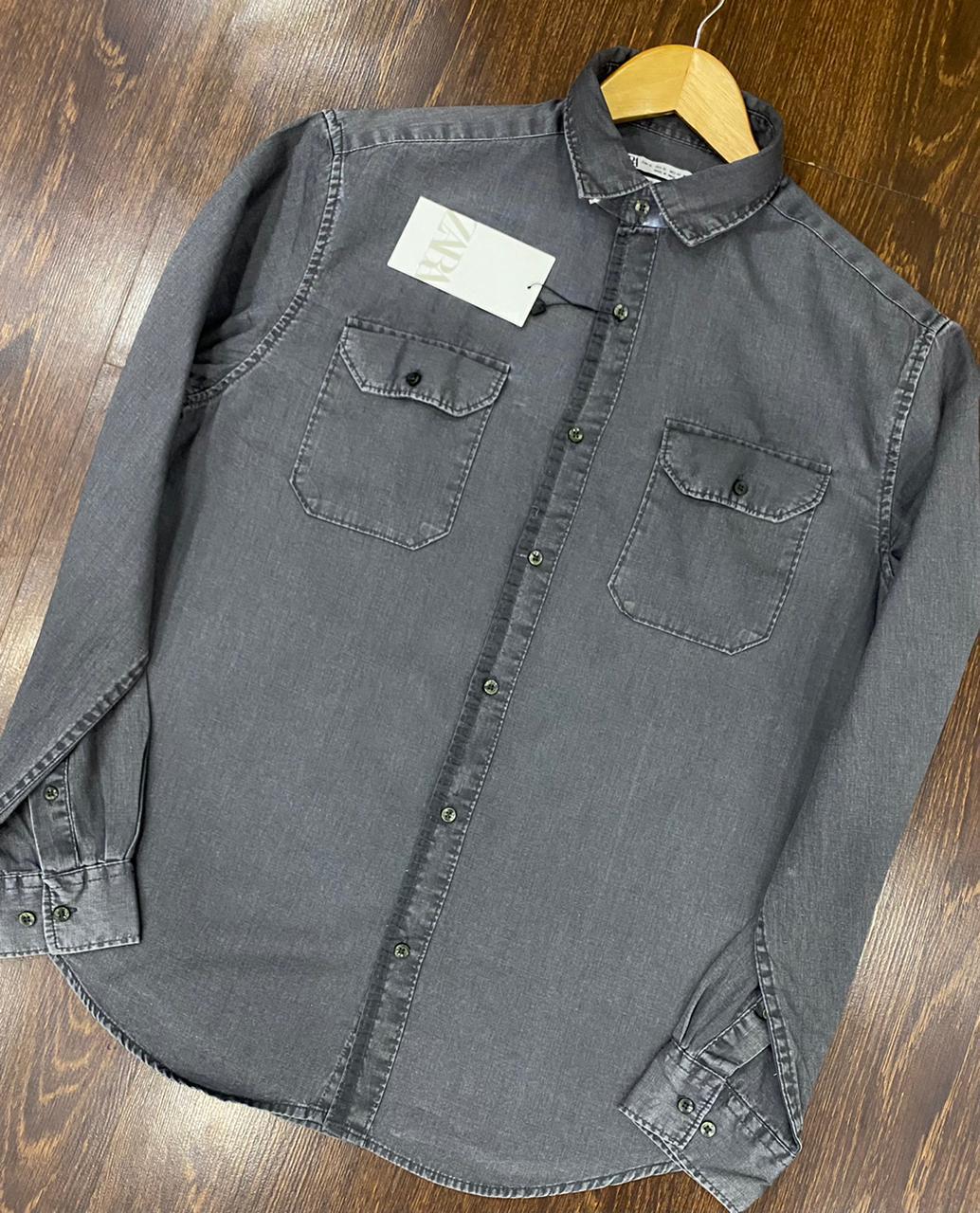 ZARAMAN SHIRTWITH 2 SIDE POCKET-68PCS SET