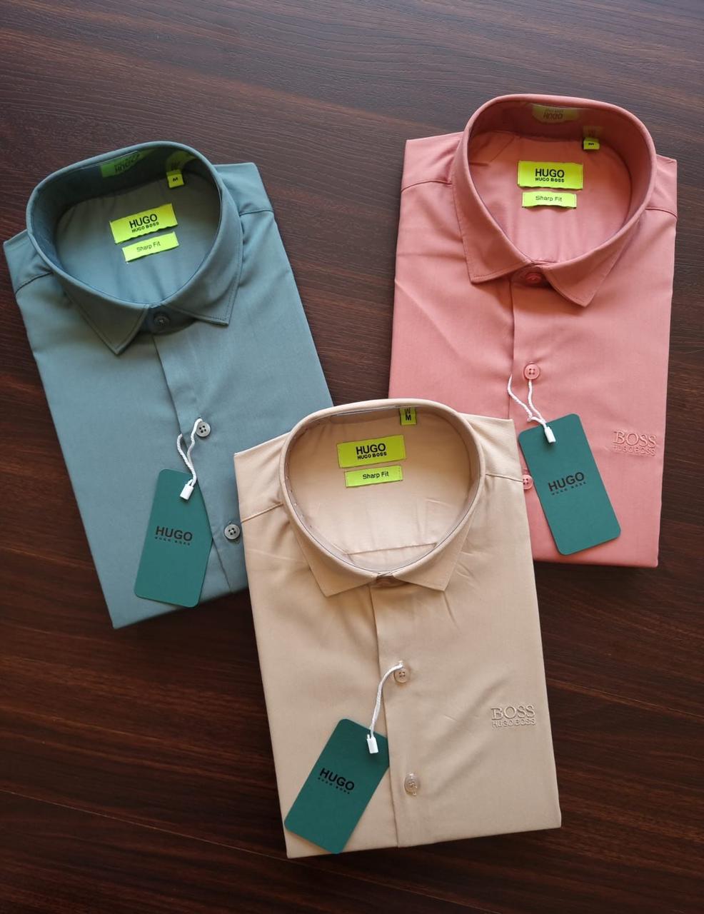 HUGOBOSS LEATHER FINISH SHIRT-54PCS