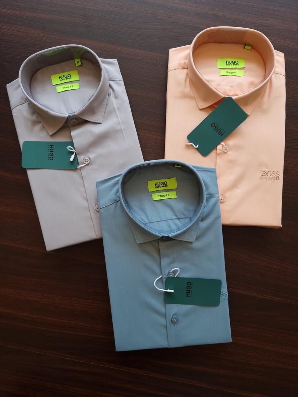 HUGOBOSS LEATHER FINISH SHIRT-54PCS