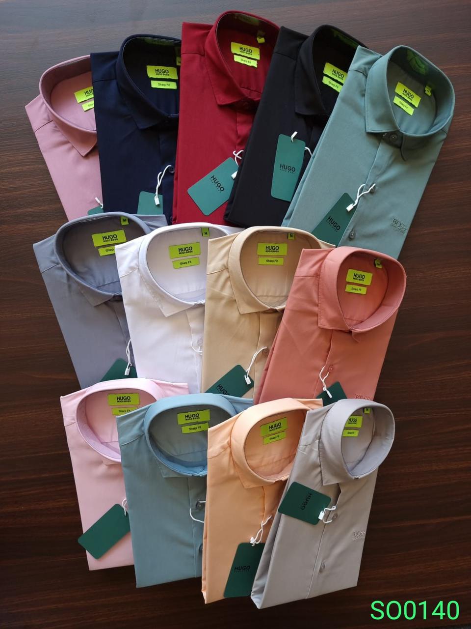 HUGOBOSS LEATHER FINISH SHIRT-54PCS