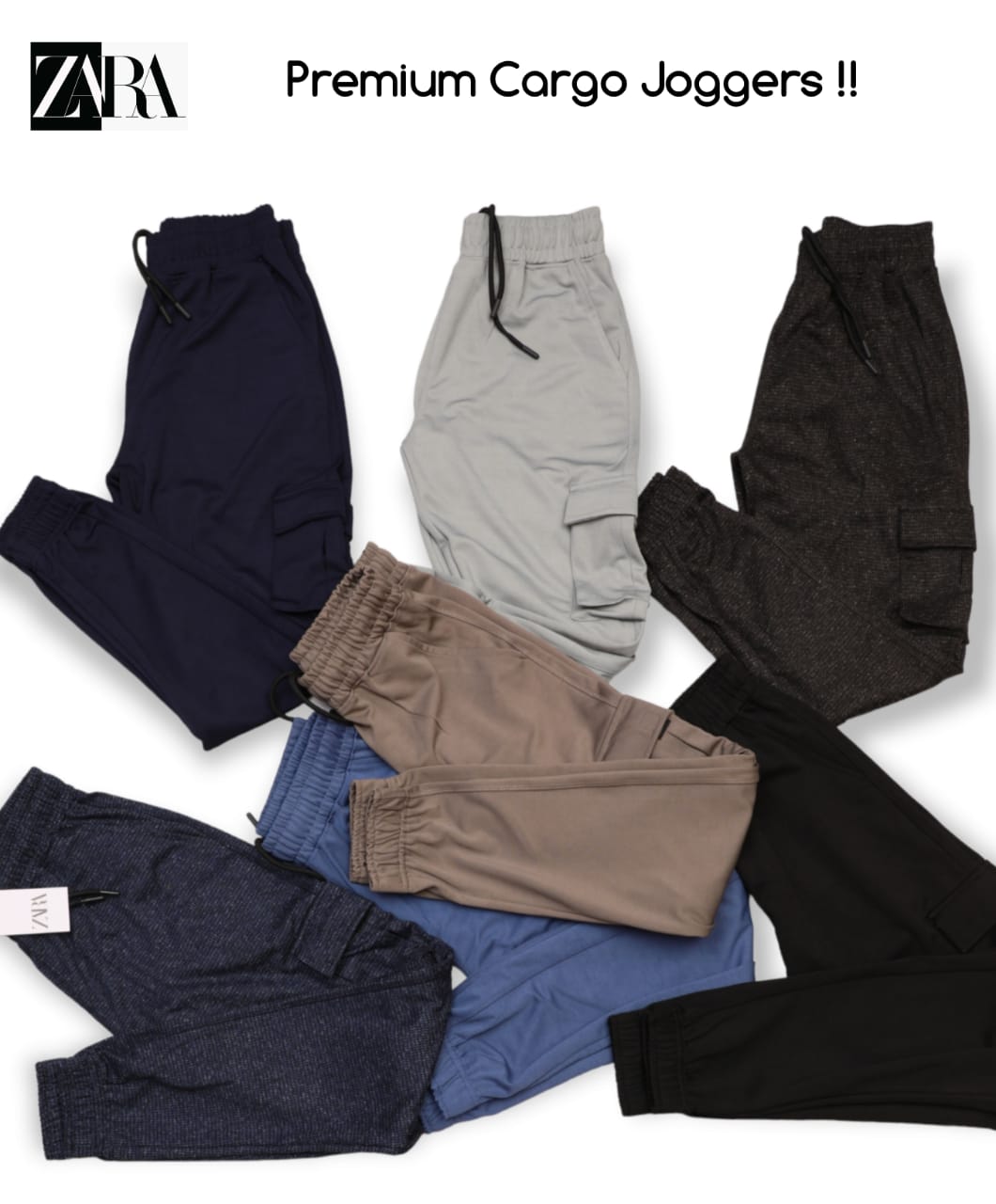 ZARAMAN CARGO PANT-60PCS