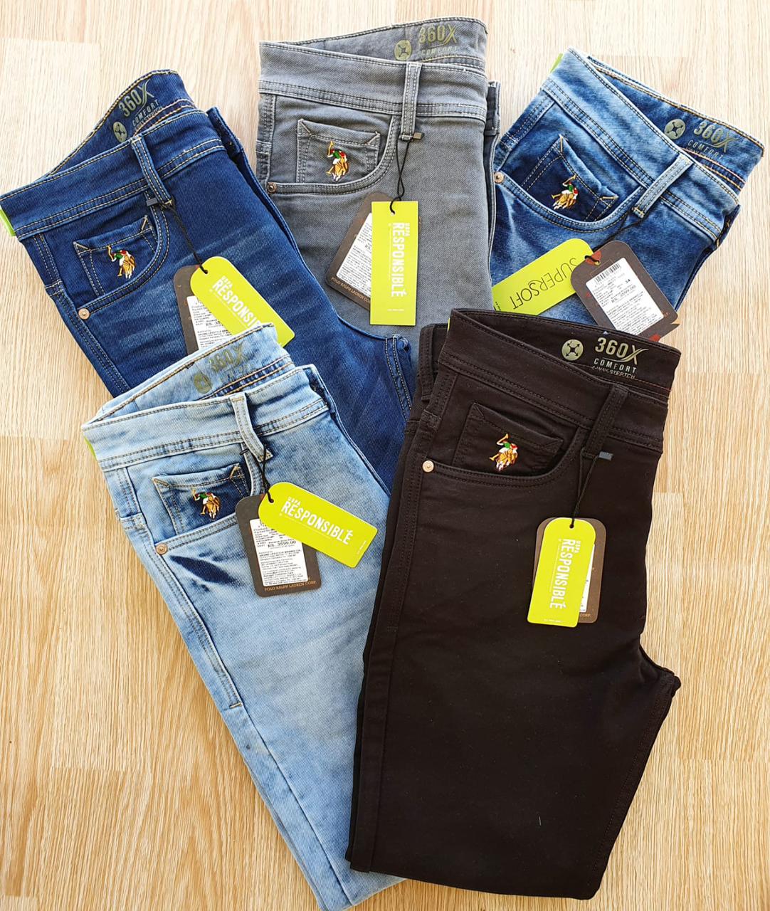 US POLO HEAVY LAYCRA JEANS -50 PCS SET