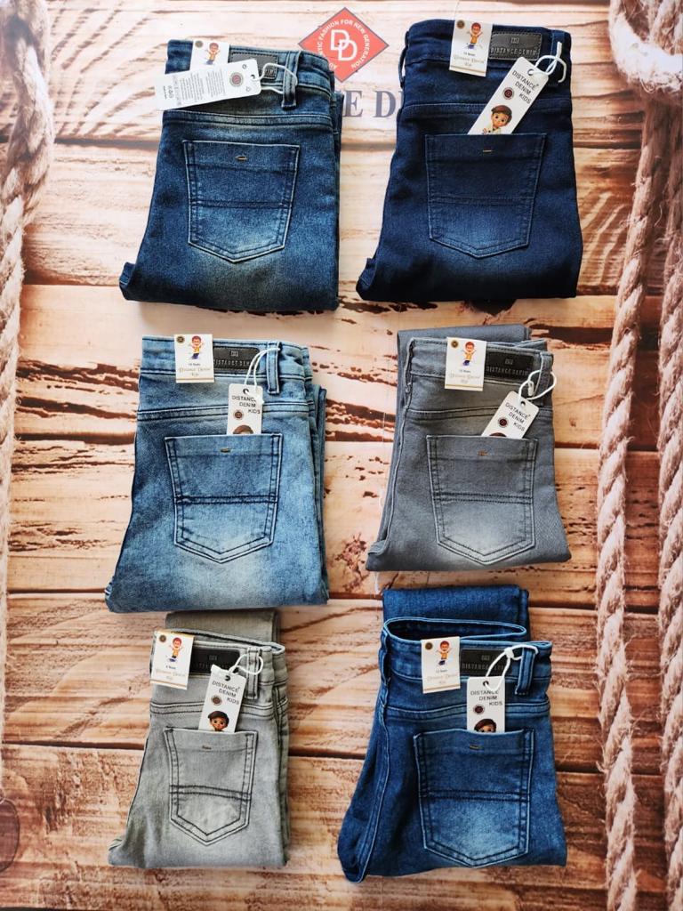 KIDS DENIM JOGER DENIM -60PCS