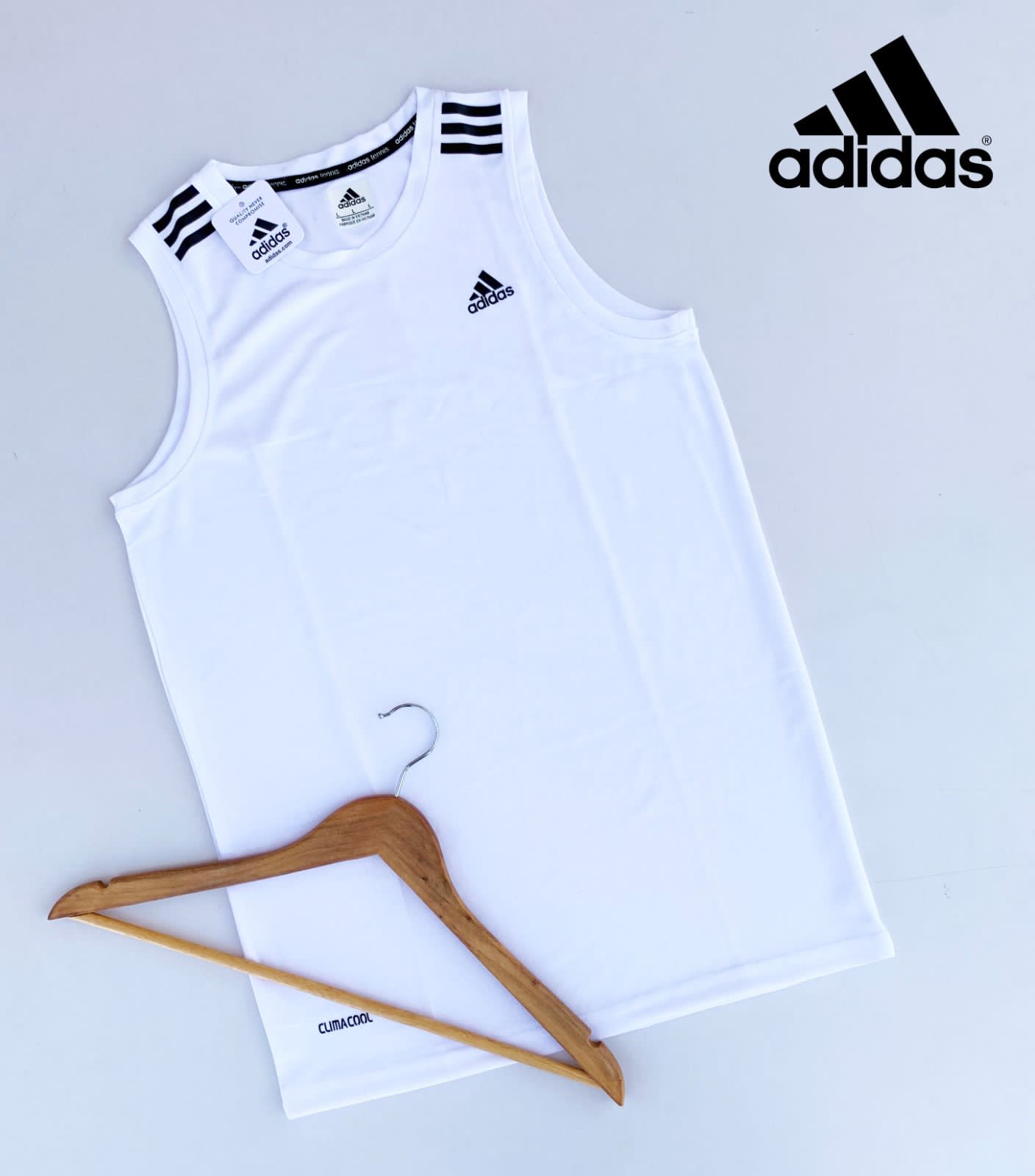 ADIDAS BRAND SLEEVE LESS T-SHIRT-88PCS