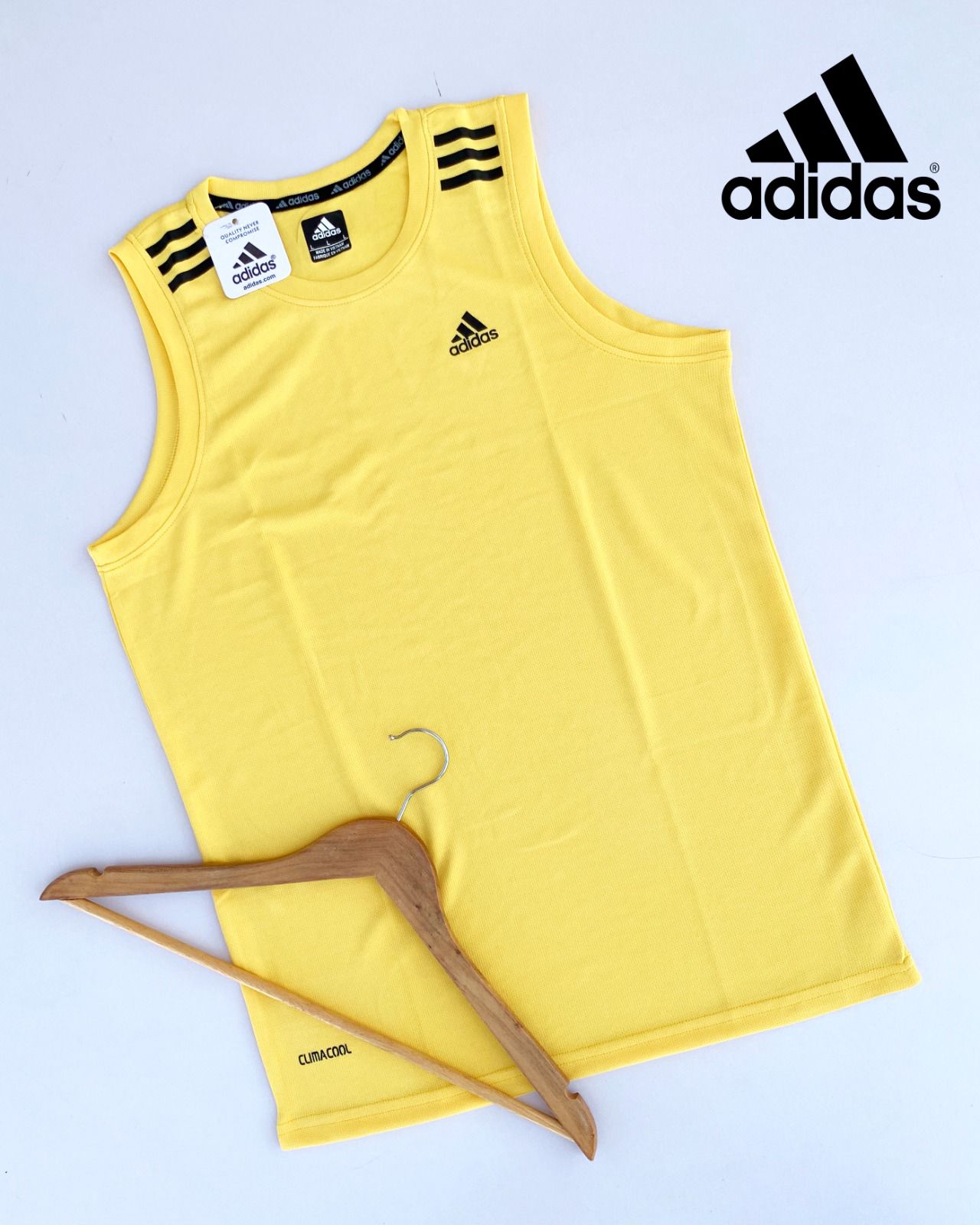 ADIDAS BRAND SLEEVE LESS T-SHIRT-88PCS