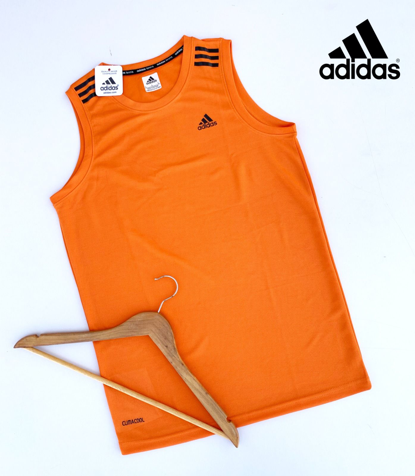 ADIDAS BRAND SLEEVE LESS T-SHIRT-88PCS
