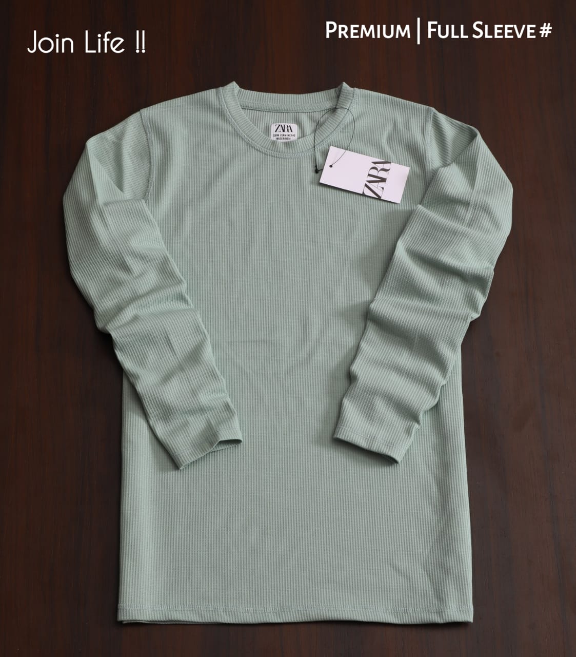 ZARA PRIMIUM QUALITY FULL SLEEVE TSHIRT -52PCS