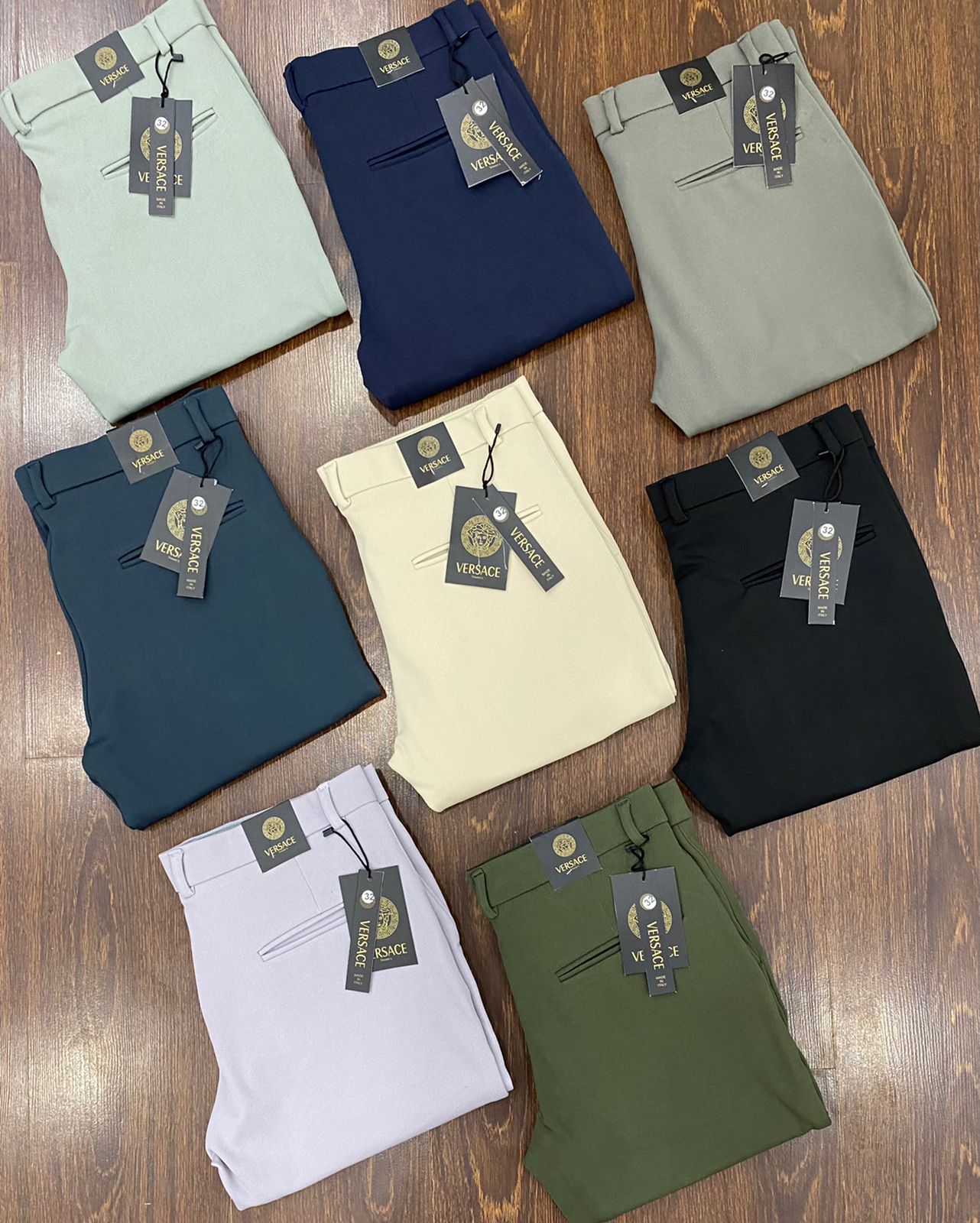 VERSACE FOR WAY LAYCRA TROUSER -56PCS