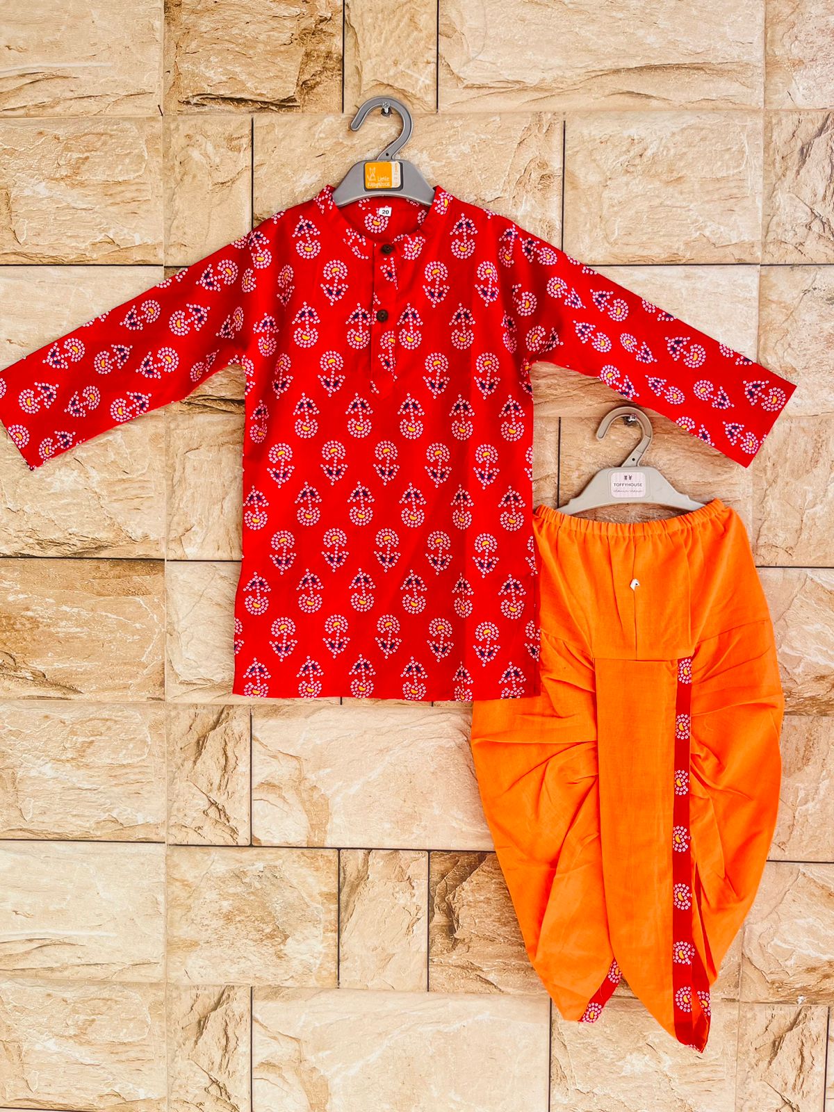 KIDSWEAR ETHNIC DHOTI KURTA -35PCS