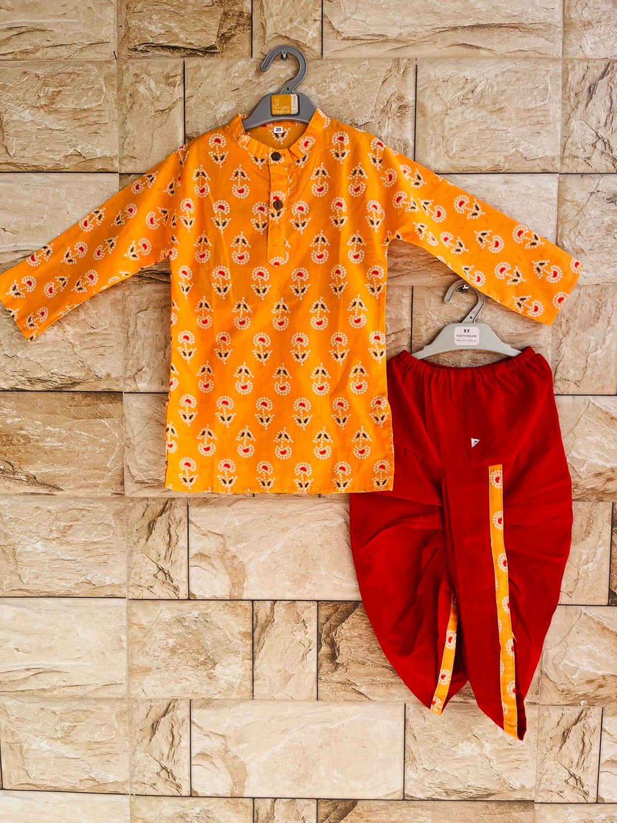 KIDSWEAR ETHNIC DHOTI KURTA -35PCS