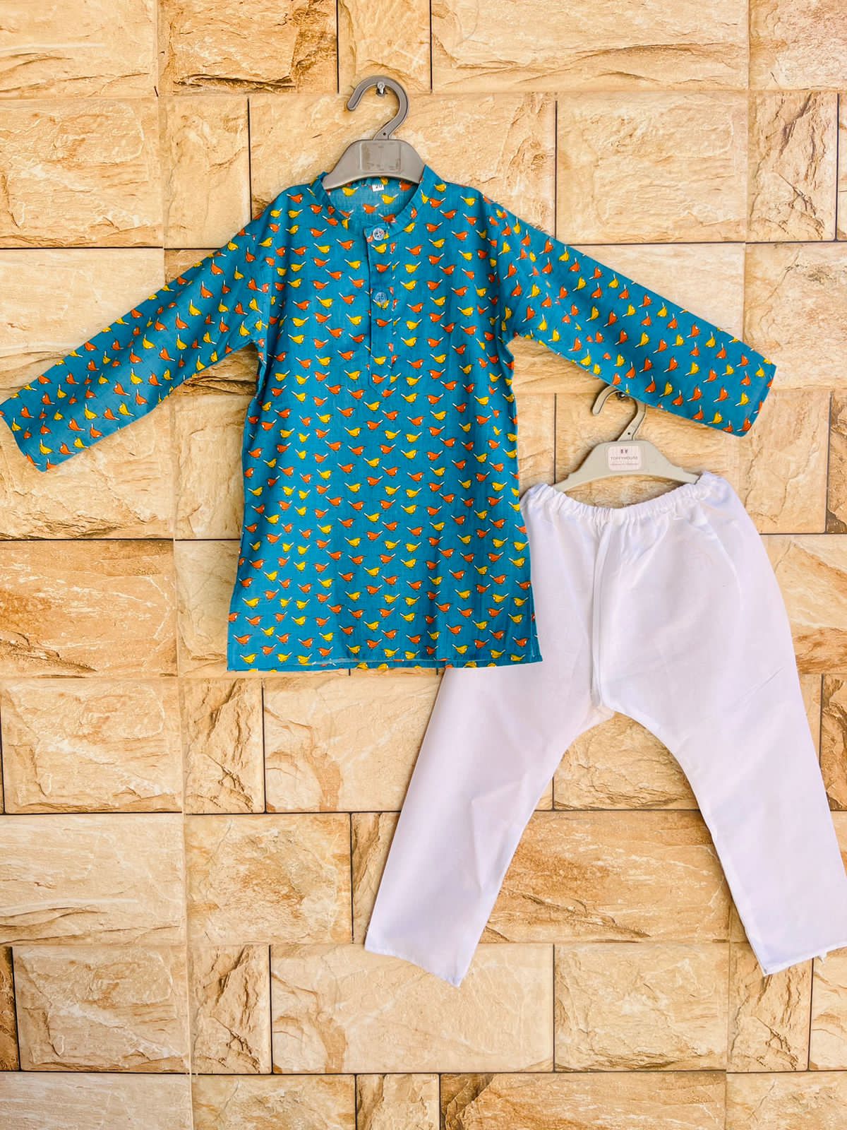 KIDS JAUPURI COTTON KURTA PAYJAMA-95PCS SET
