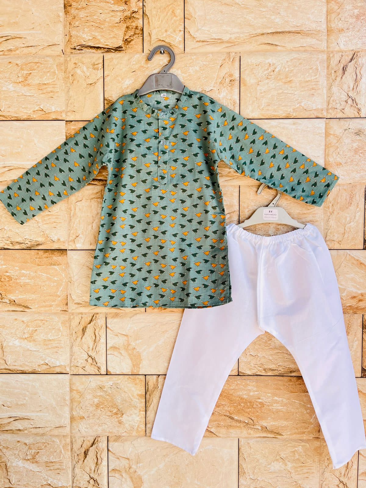 KIDS JAUPURI COTTON KURTA PAYJAMA-95PCS SET