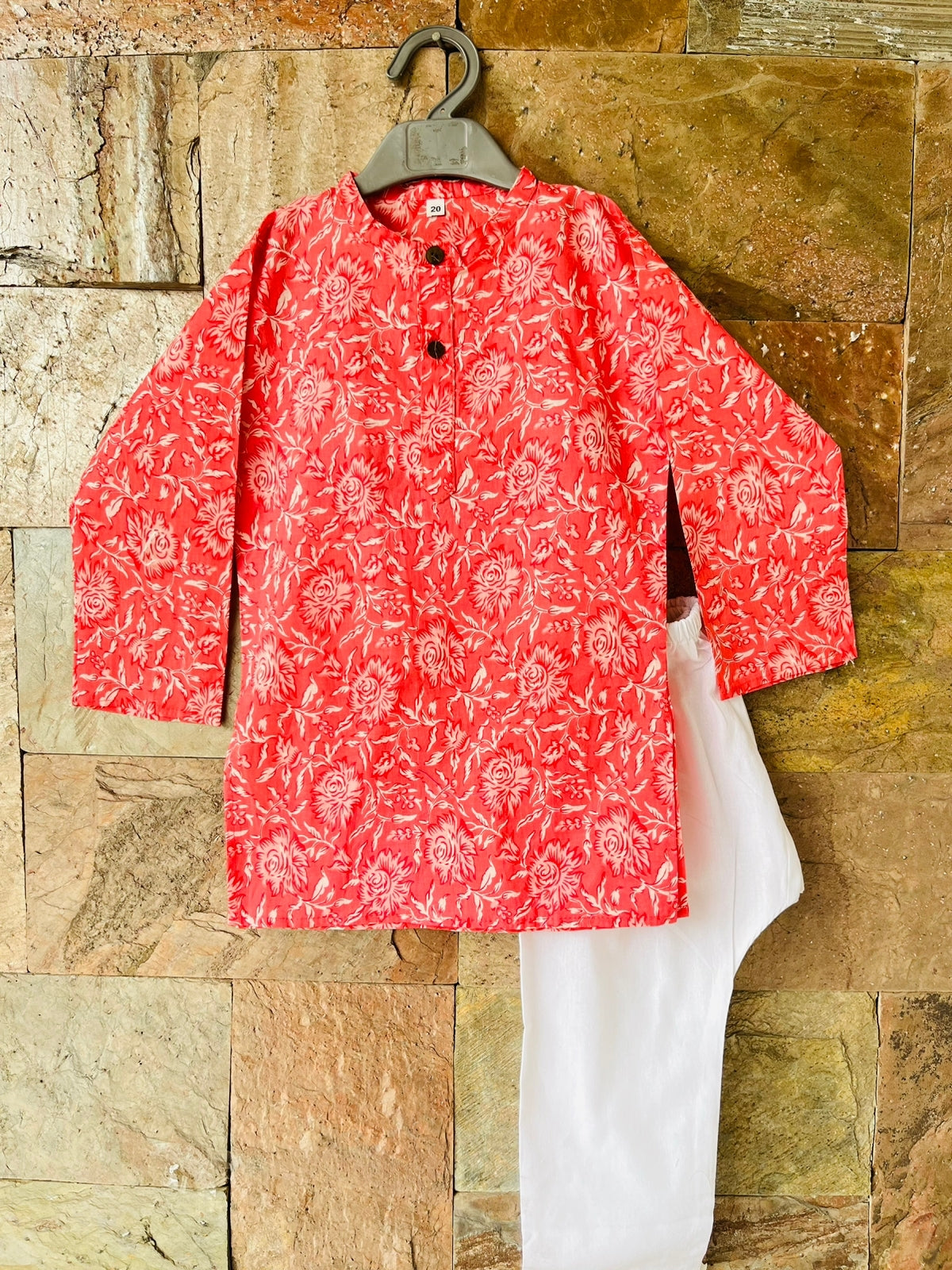 KIDS JAUPURI COTTON KURTA PAYJAMA-95PCS SET