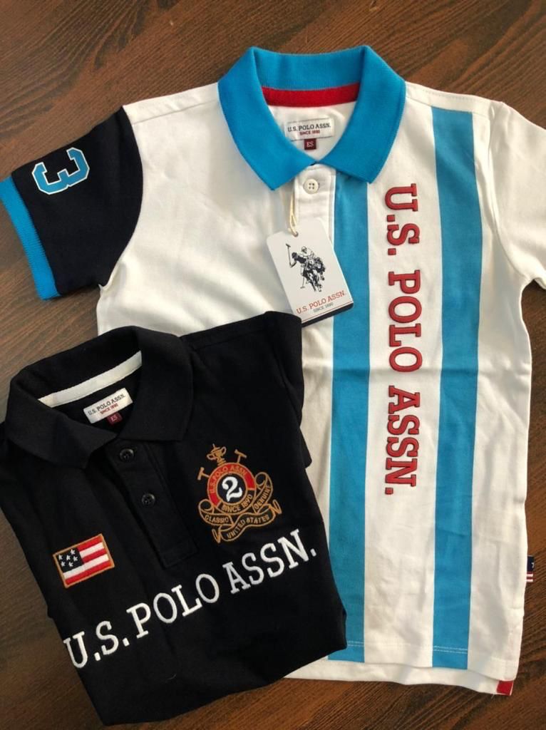 US POLO COLLAR NACK T-SHIRT-90PCS