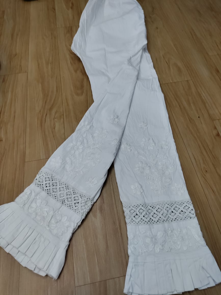 LAKHNAVI COTTON ANGARKHA WITH PANT SUIT -24PCS