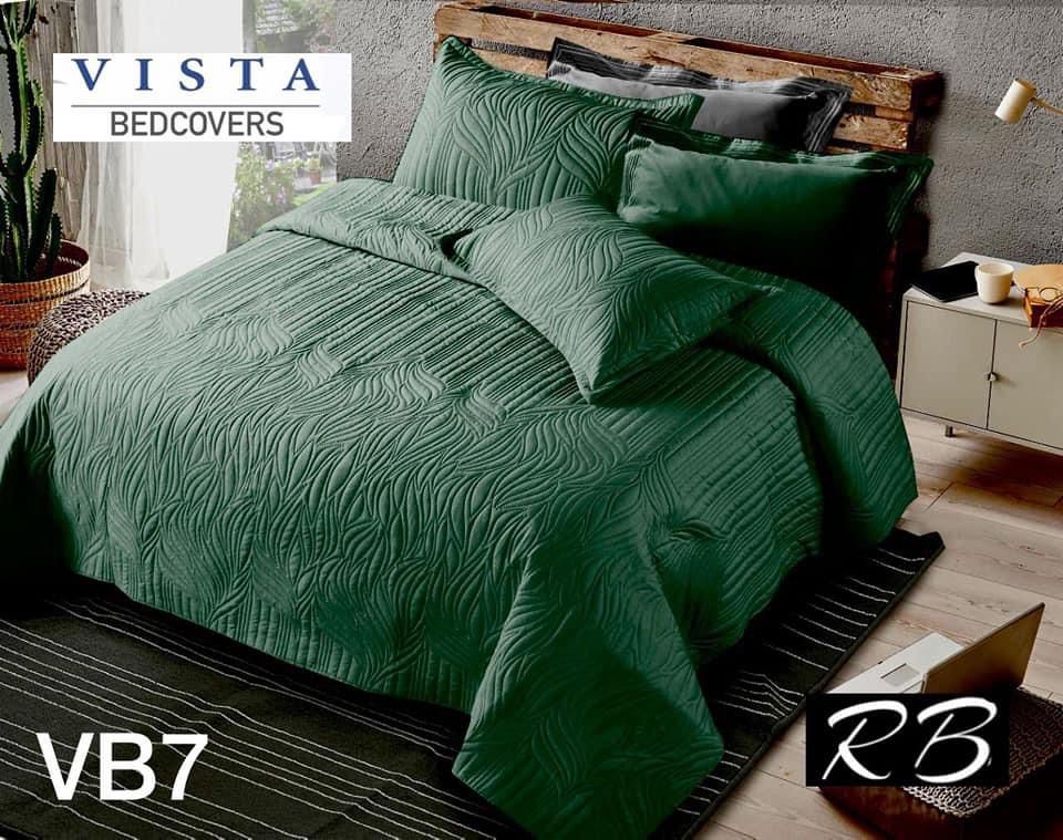 VISTA SOLID BEDCOVER -12PCS