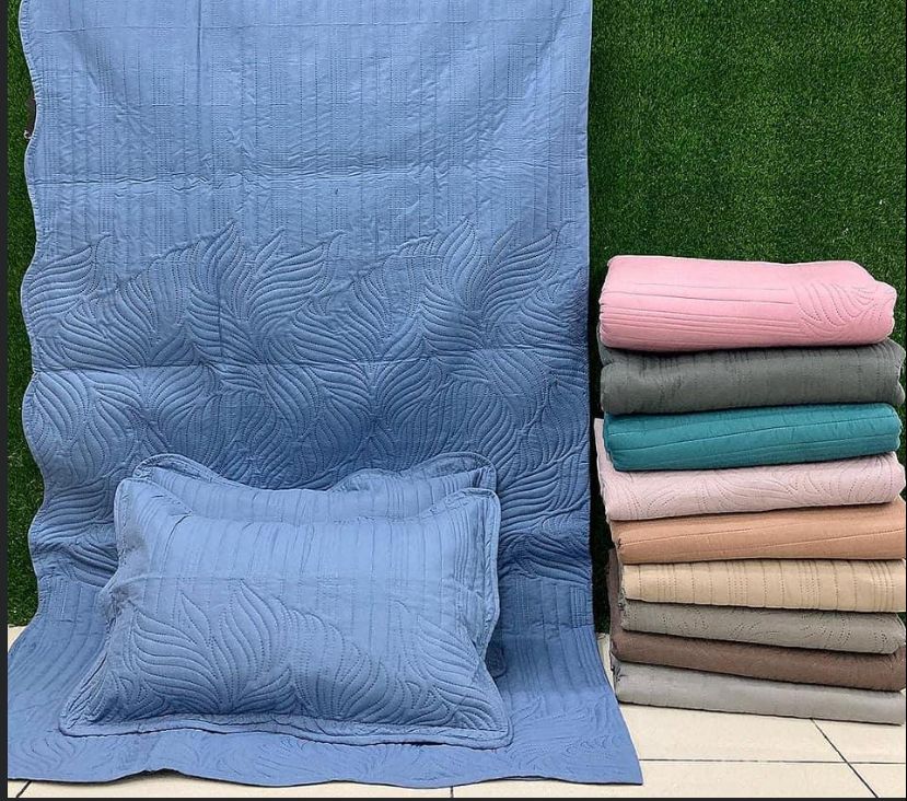 VISTA SOLID BEDCOVER -12PCS