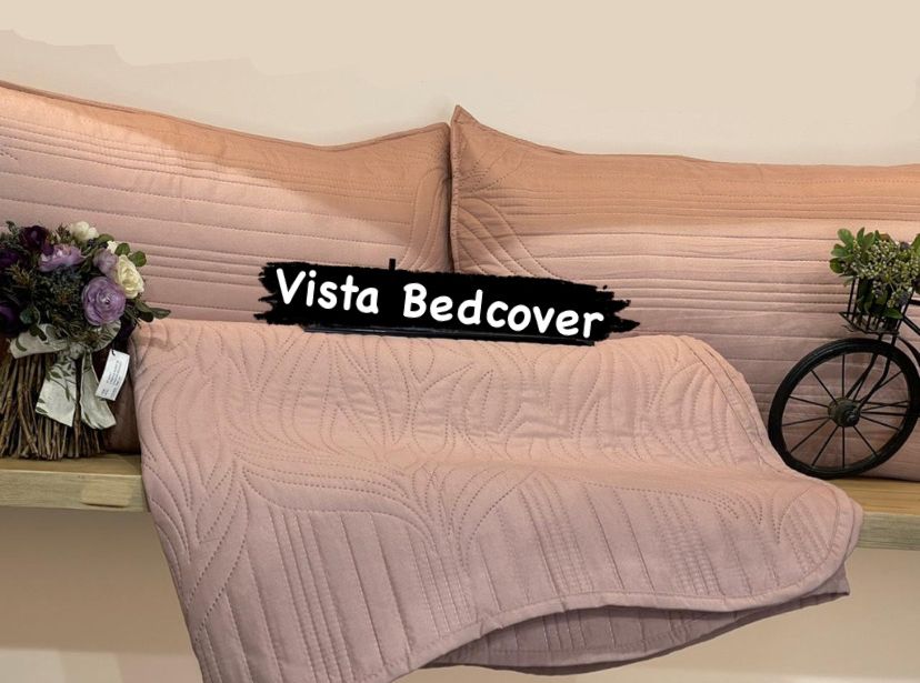 VISTA SOLID BEDCOVER -12PCS