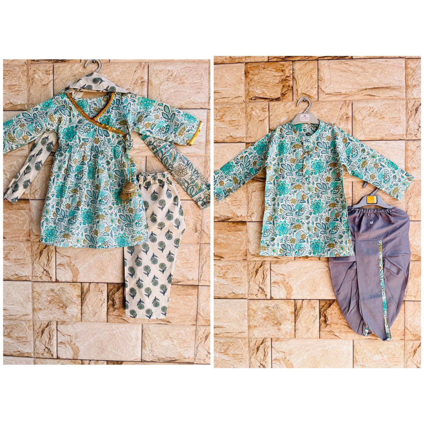 KIDSWEAR ETHNIC SUIT BOYS AND GIRLS - 56 PCS SET