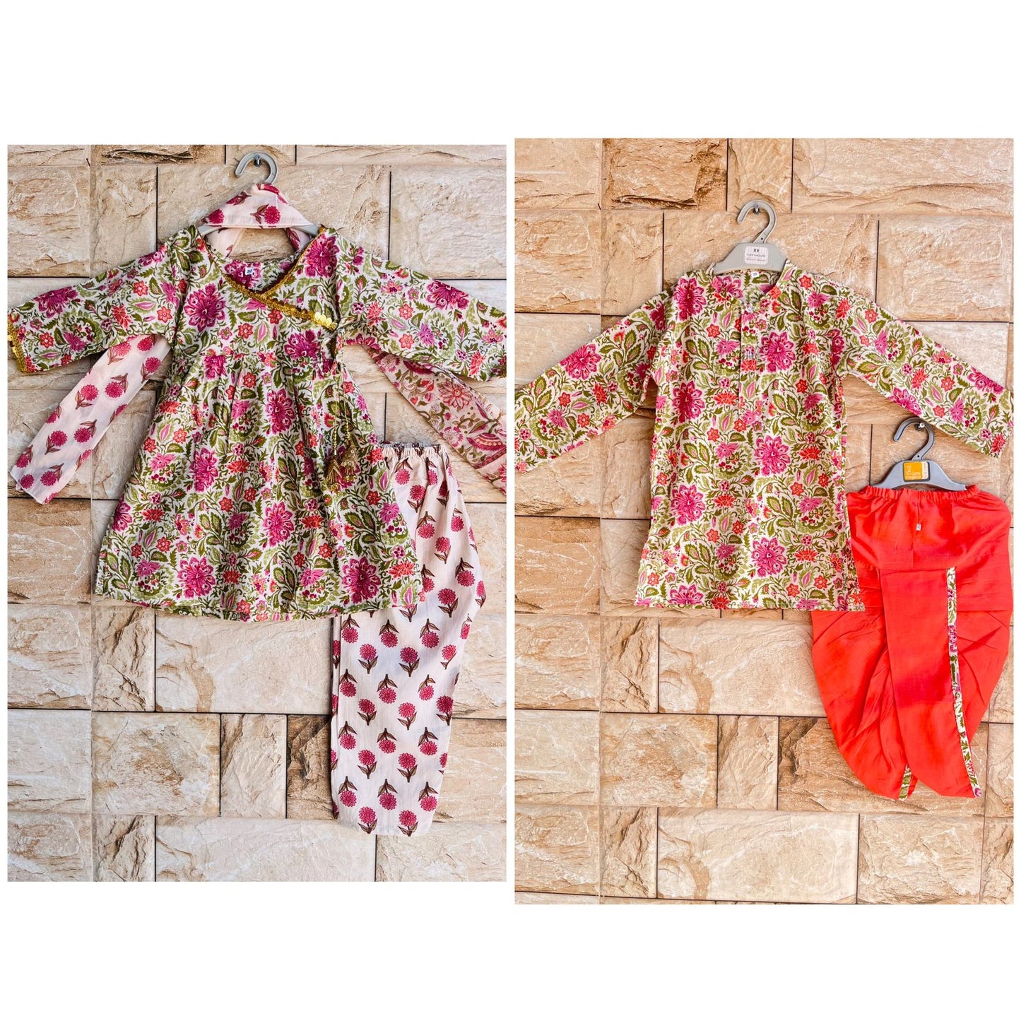 KIDSWEAR ETHNIC SUIT BOYS AND GIRLS - 56 PCS SET