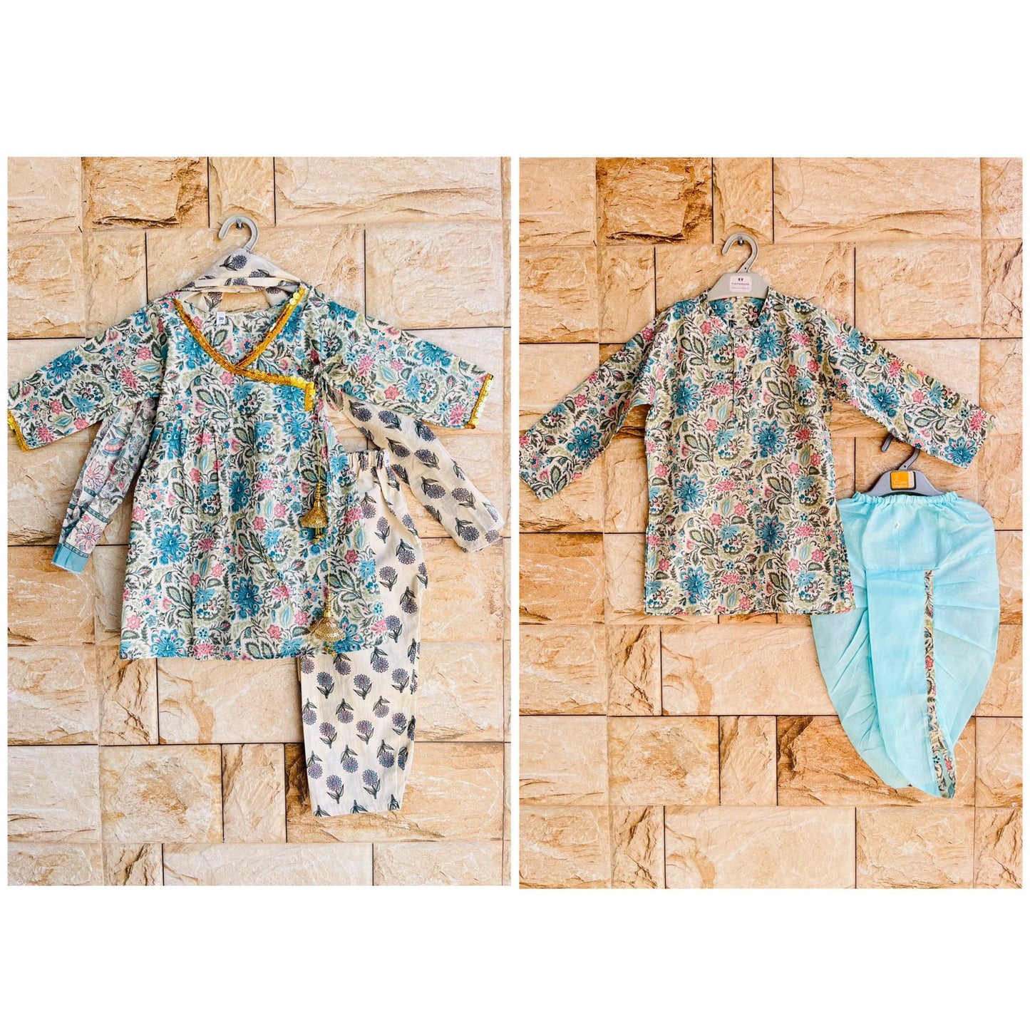 KIDSWEAR ETHNIC SUIT BOYS AND GIRLS - 56 PCS SET