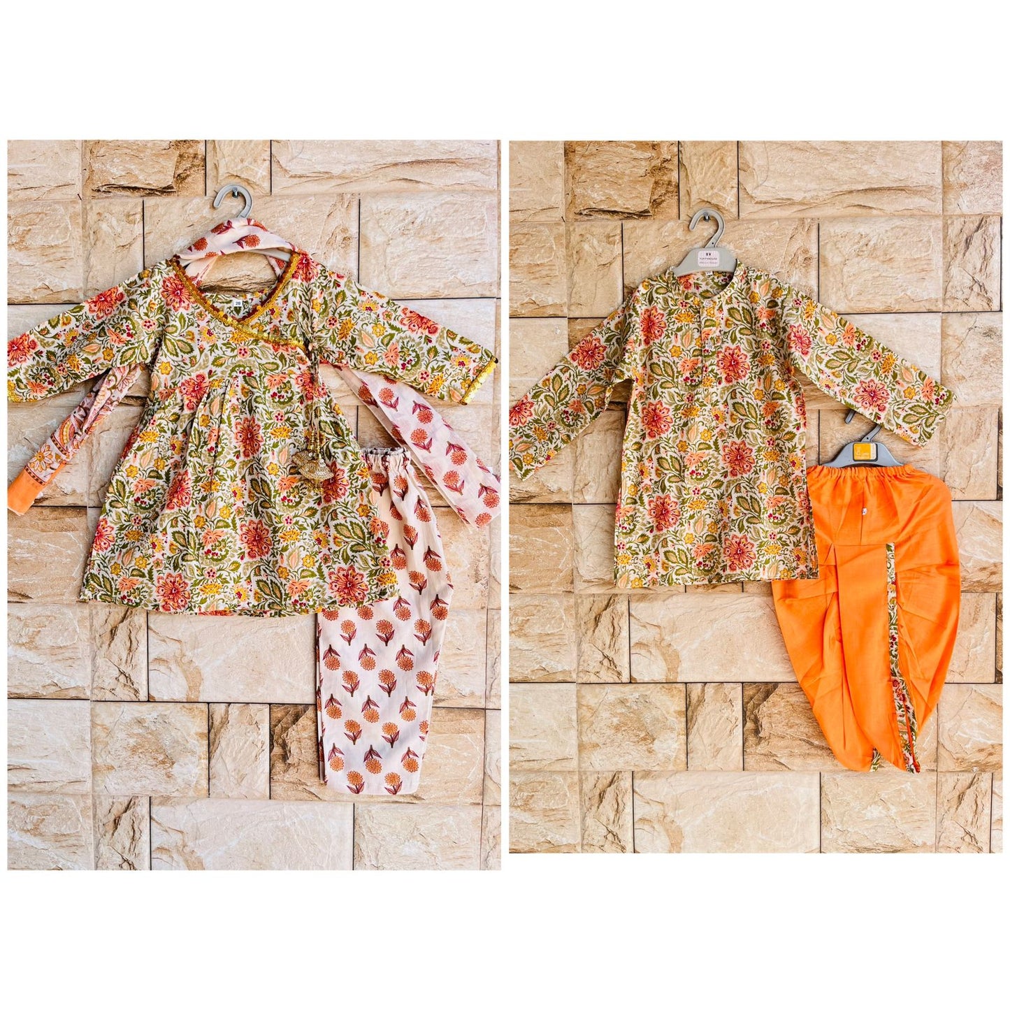 KIDSWEAR ETHNIC SUIT BOYS AND GIRLS - 56 PCS SET
