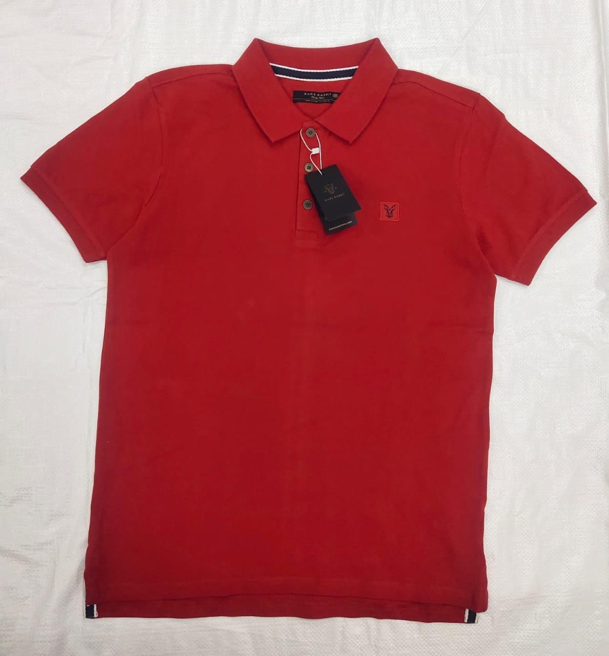 RARE RABBIT COLLAR TSHIRT-52 PCS