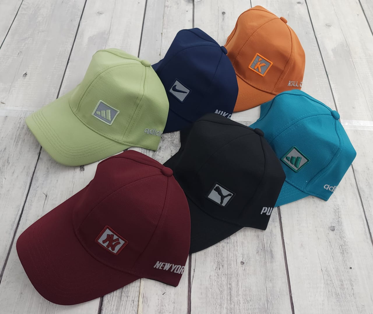 MEN'S MIX BRAND CAP -100PCS