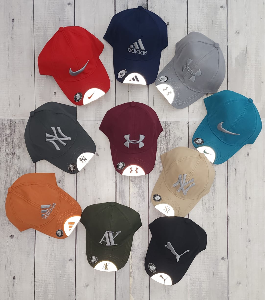 MEN'S MIX BRAND CAP -100PCS