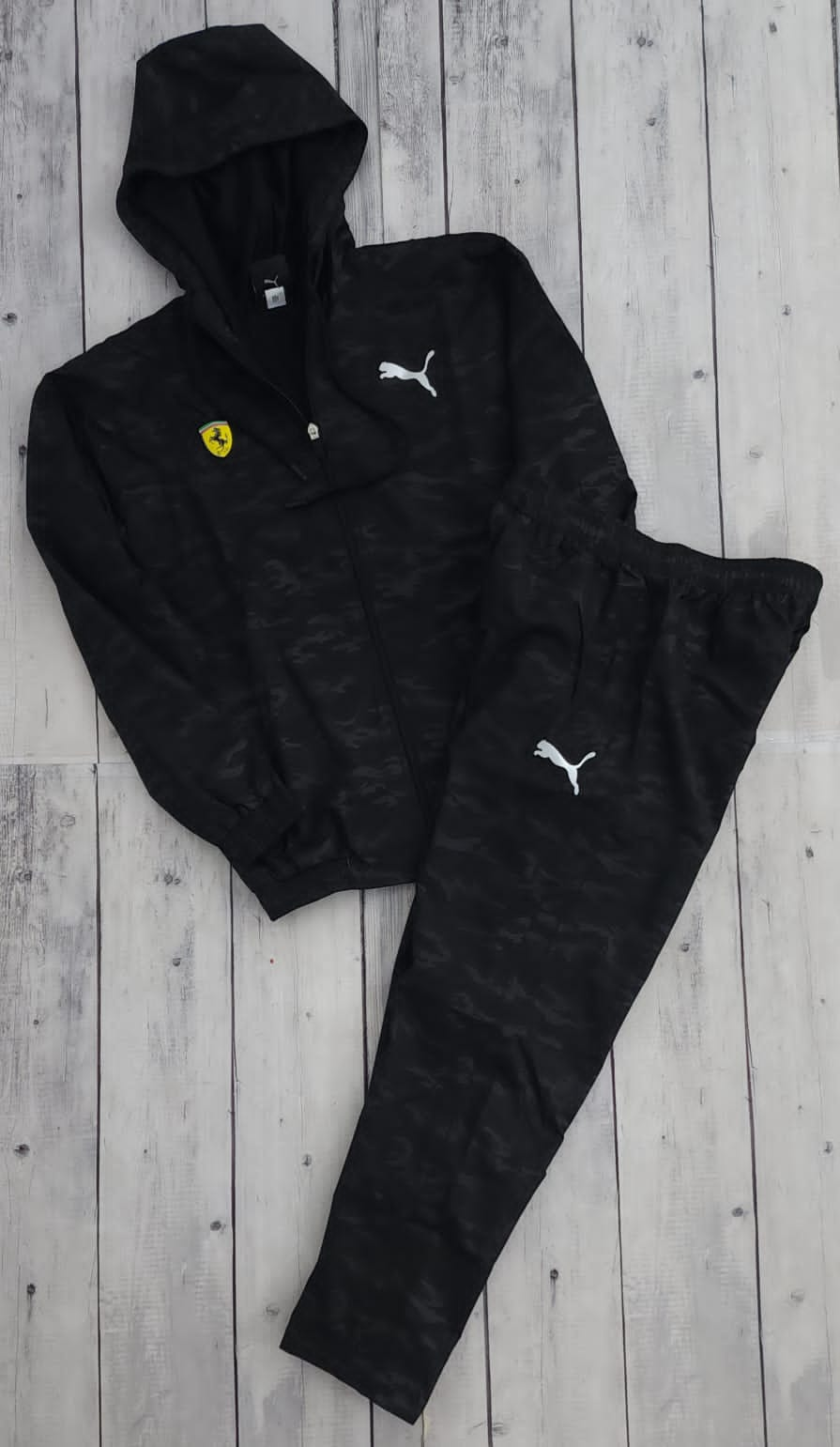 PUMA HOODED TRACKSUIT( BREAKER PULLOVERS  WITH TRACKPANT ) -44PCS