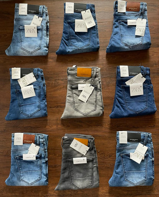 MEN'S ZARA JEANS-65PCS SET