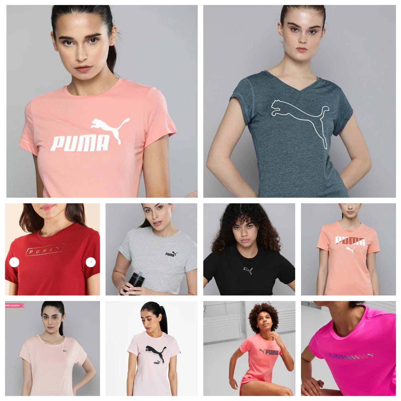 WOMENS PUMA FORWAY LAYCRA TSHIRT -86 PCS