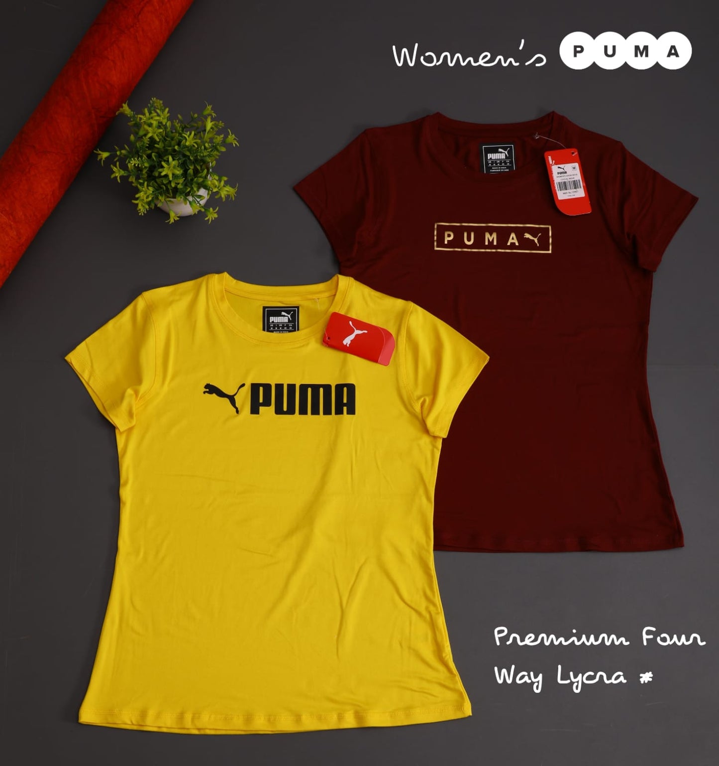 WOMENS PUMA FORWAY LAYCRA TSHIRT -86 PCS