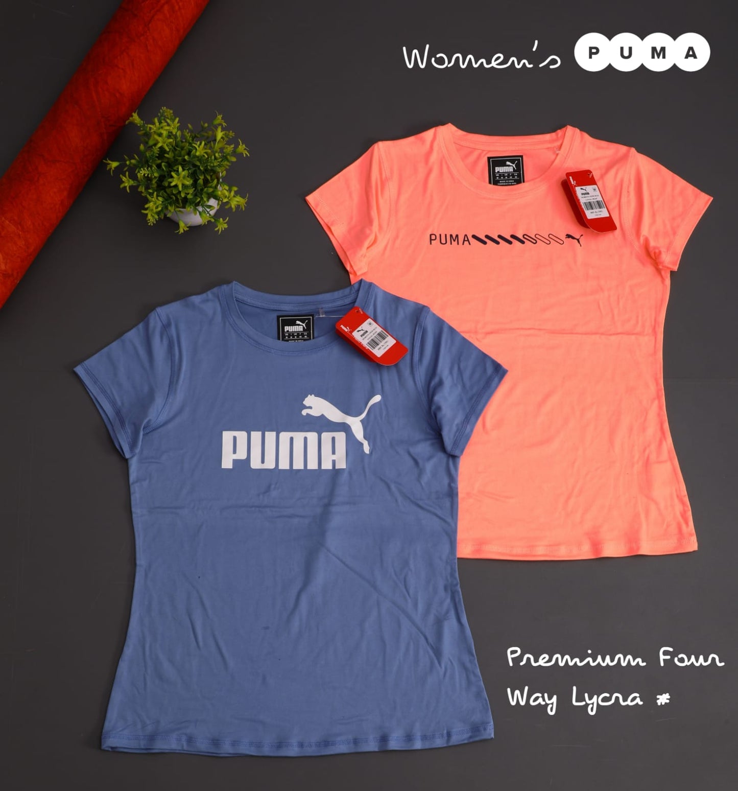 WOMENS PUMA FORWAY LAYCRA TSHIRT -86 PCS