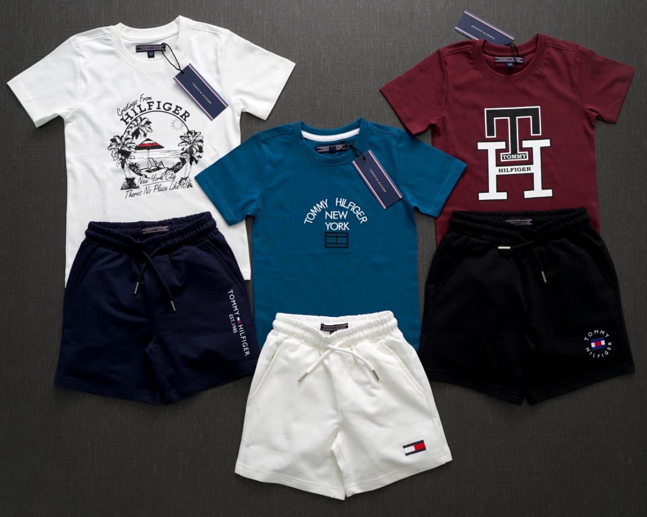 TOMMY HILFIGURE BOYS CO-ORD SET-92 SET