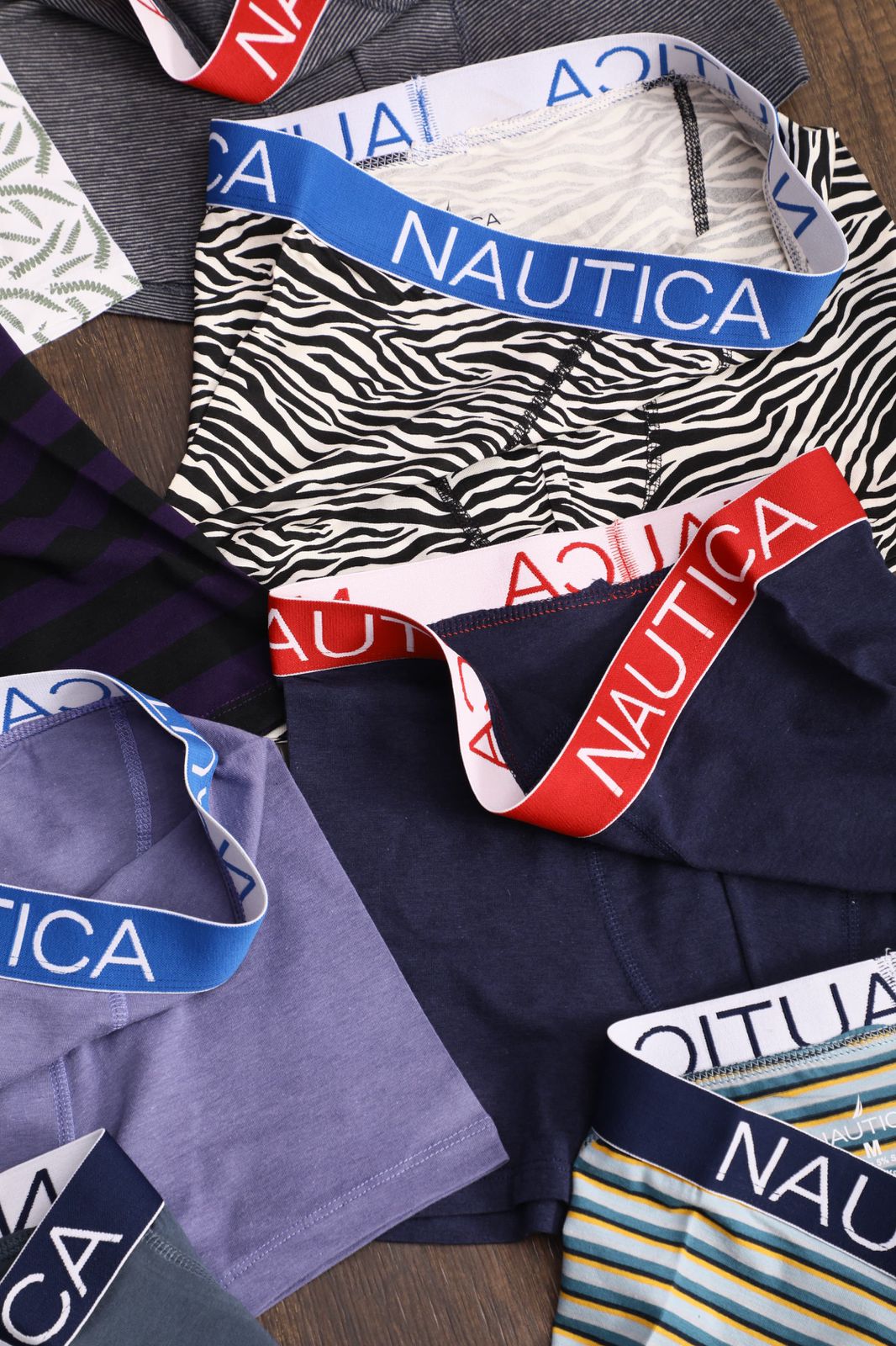 NAUTICA MENS BOXER TRUNK-162PCS