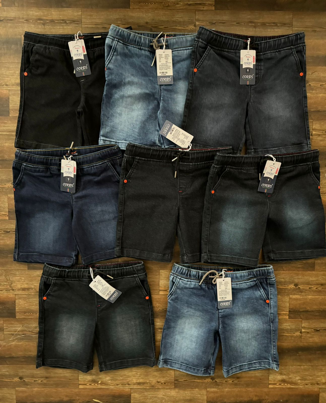 KIDS TWILL CARGO SHORTS -67PCS