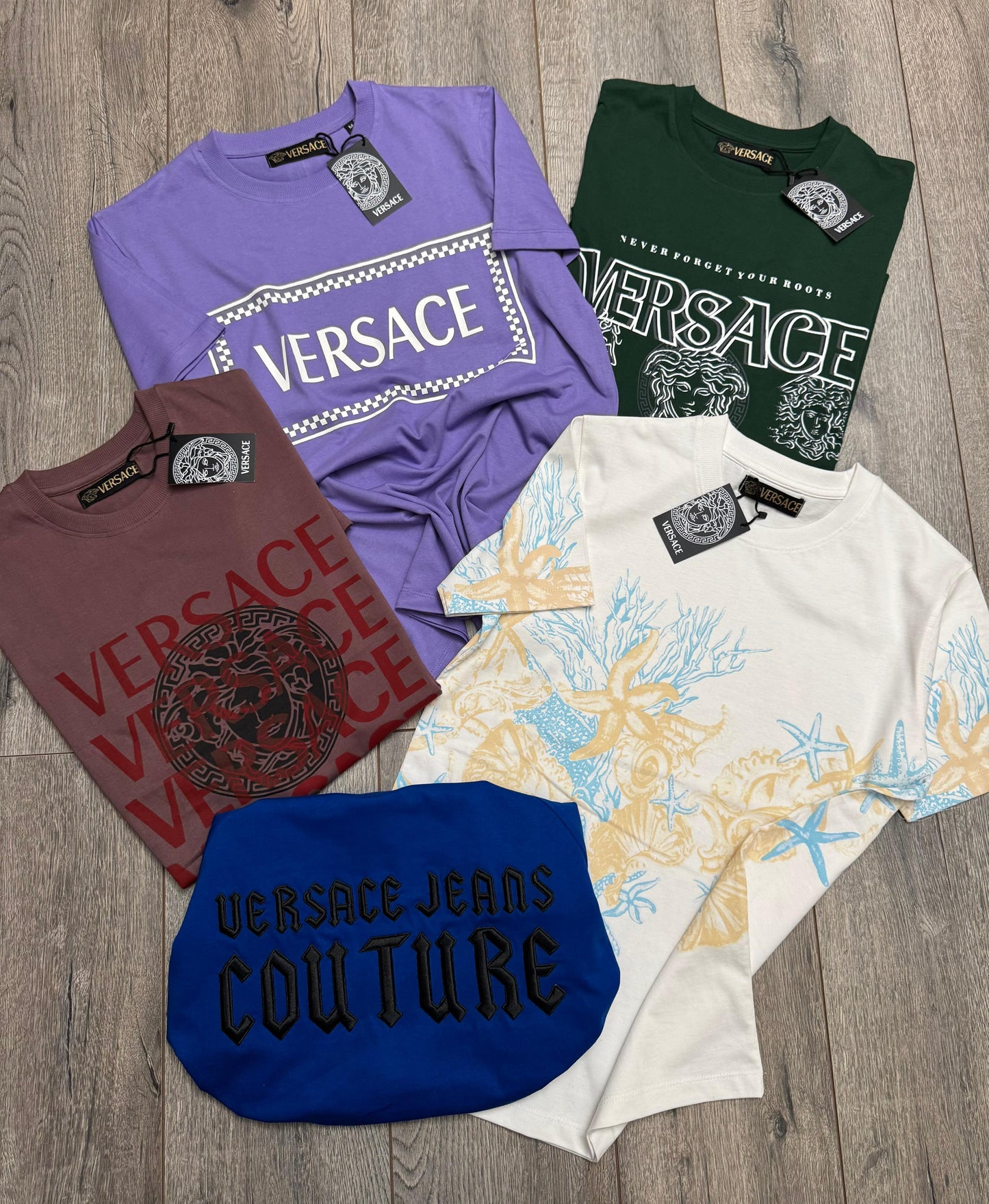 VERSACE ROUND NACK TSHIRT-88PCS SET