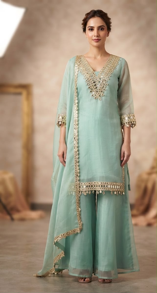 PARTY WEAR SARARA SUIT-24PCS