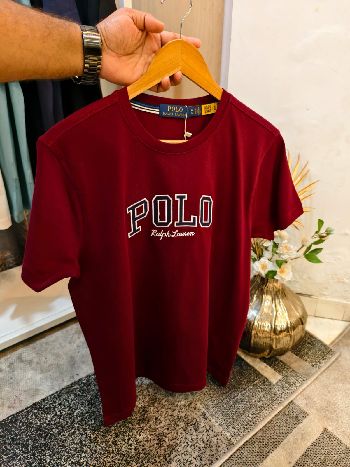 MENS R.L.POLO PRIMIUM COTTON CREW NACK TSHIRT-52PCS