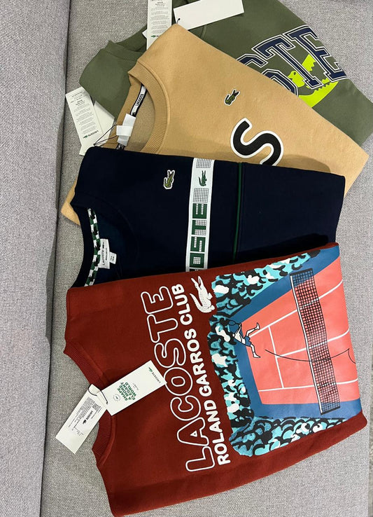 MENS LACOSTE SWEATSHIRT-52 PCS SET