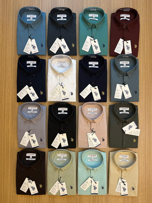 MENS SHIRT US POLO XFORD COTTON -68PCS