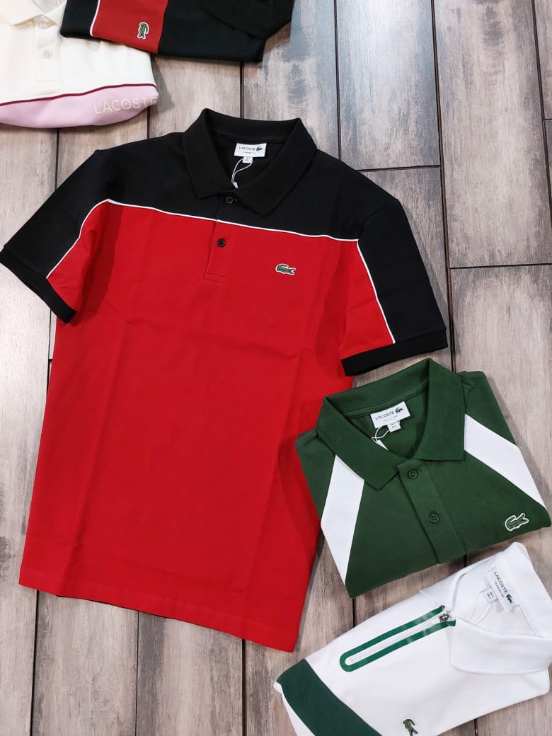 MENS LACOSTE LAYCRA PQ POLO-53PCS