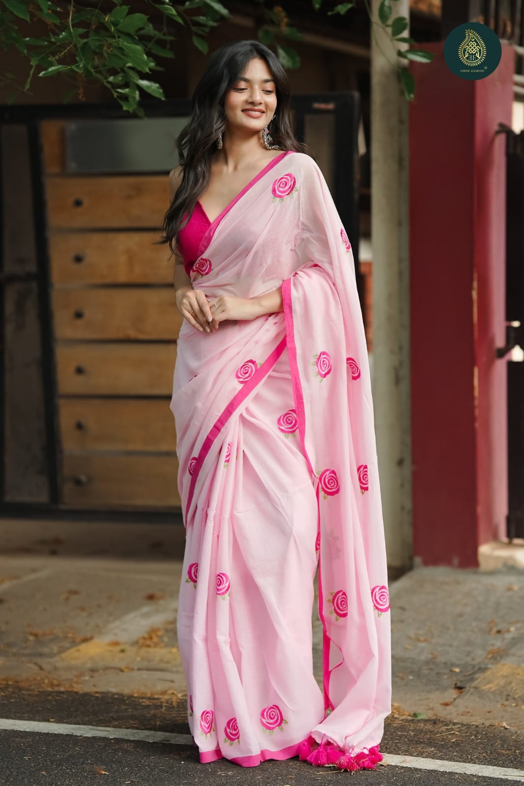WOMENS COTTON LAHERIYA  SAREE-24PCS